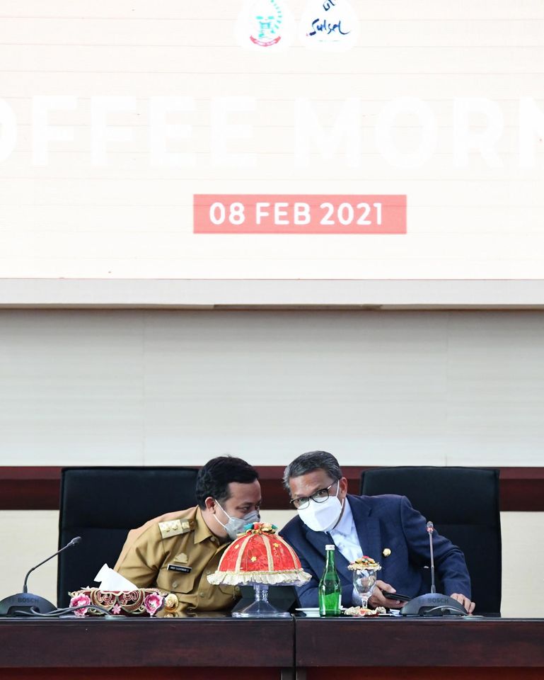 Potensi Investasi dan Kerja Sama Investor Luar Negeri Dibahas dalam Coffee Morning Pemprov Sulsel